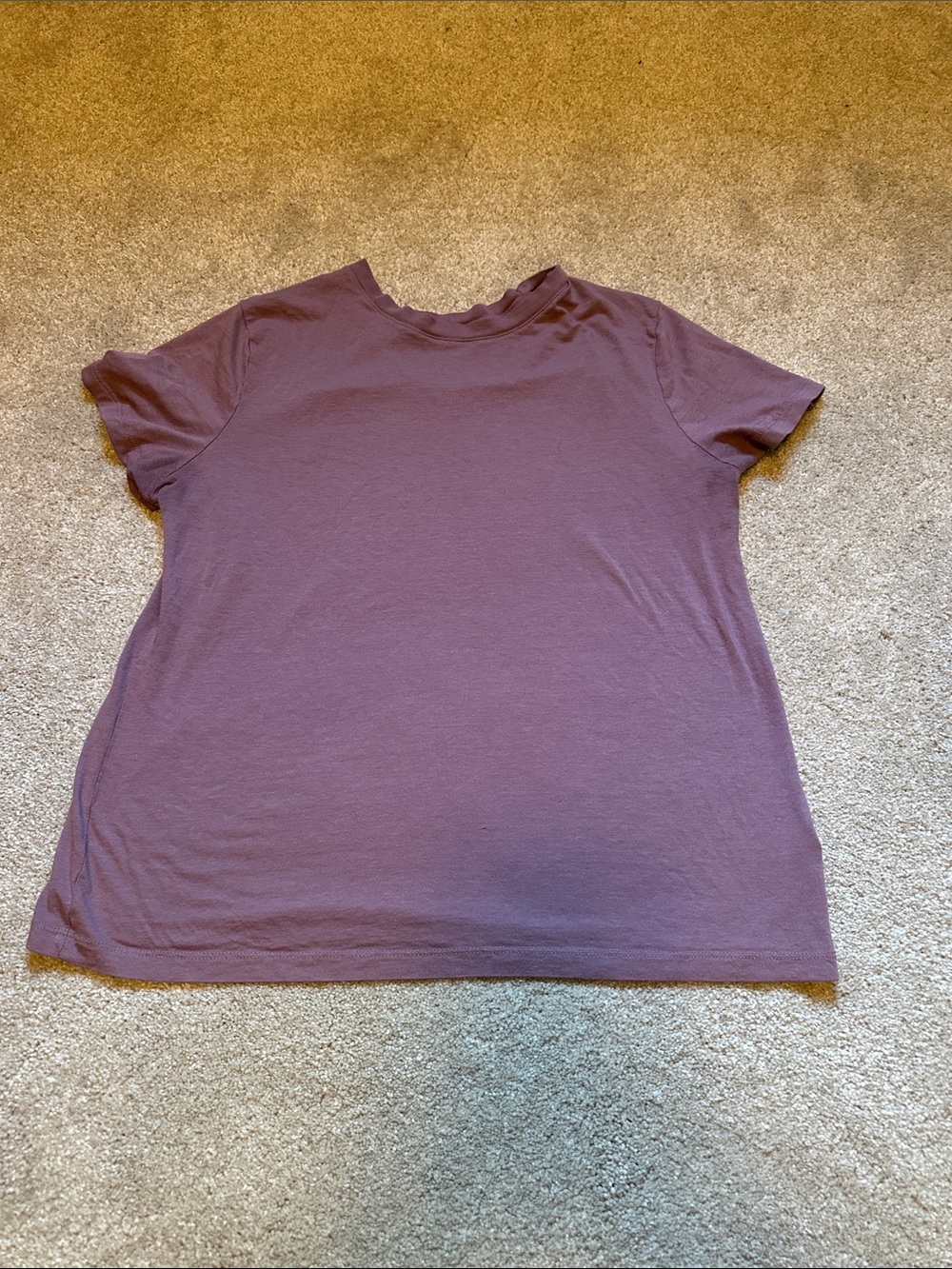a new day Short-Sleeve Crewneck Tee — Dusty Mauve